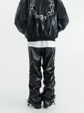 Crinkled Leather Parachute Pants - COPPING THREADS - CHICISLAND